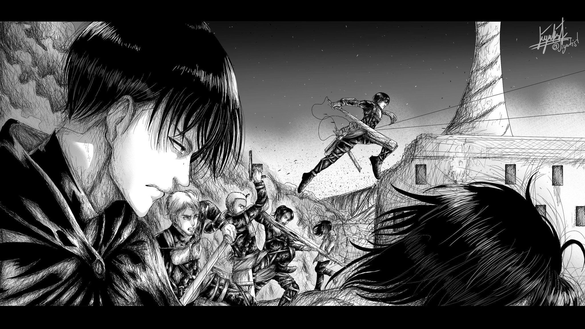 attack on titan survey corps