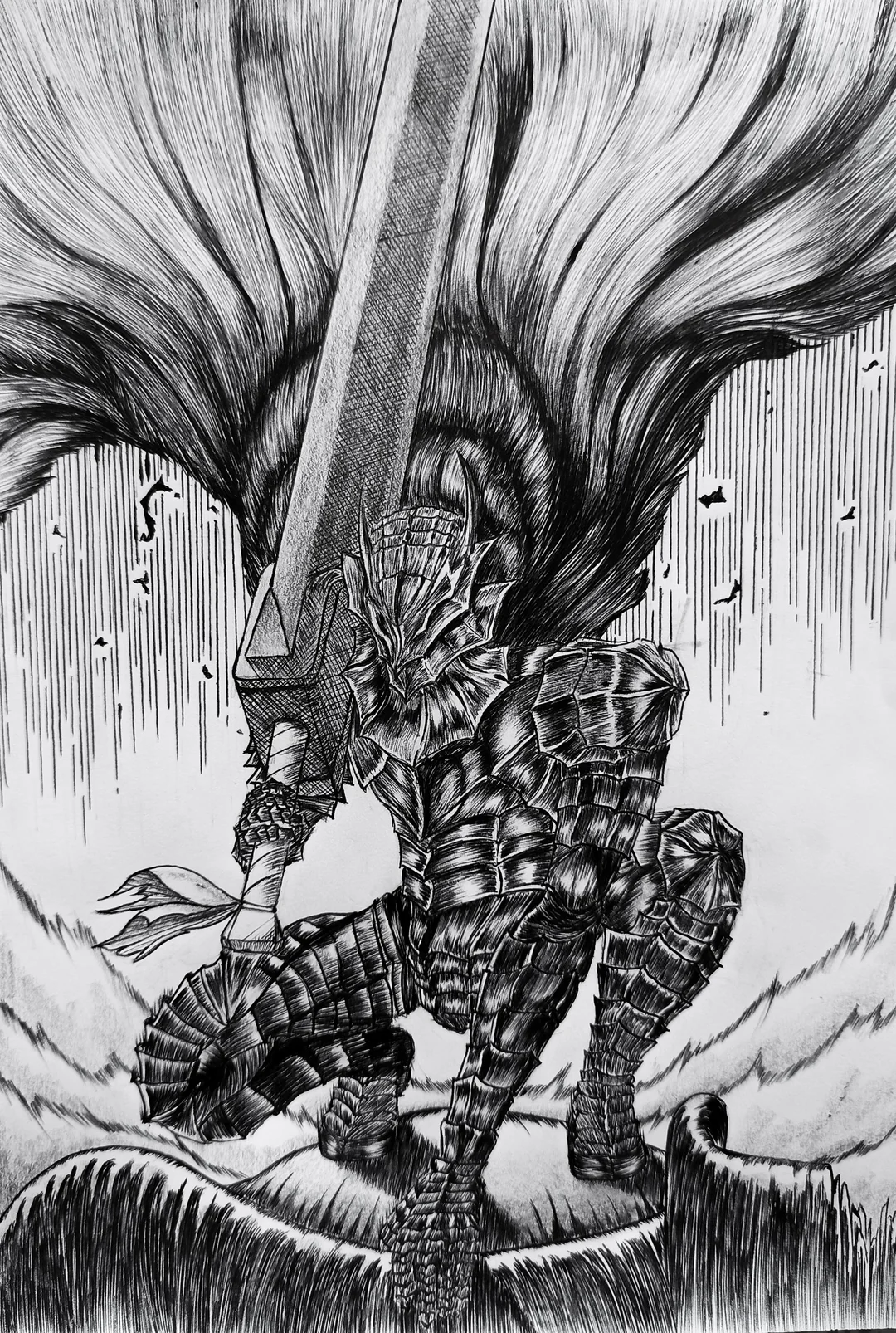 Anime mirror featuring character from Berserk